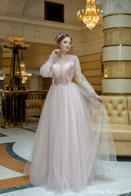 Свадебное платье А-силуэта Kosmeya 